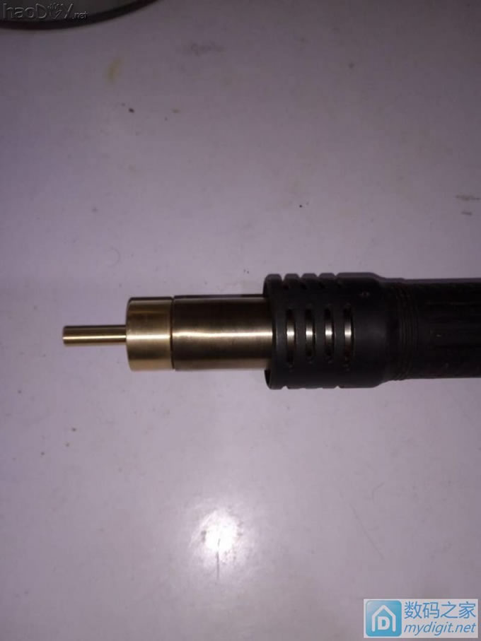 风枪也要土豪金!帮坛友造个高级黄铜热风枪喷嘴