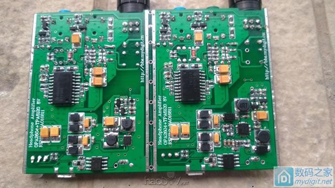 请输入描述 DIY手工打造最小的锂电便携TPA6120耳放,带外壳!