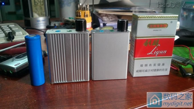 请输入描述 DIY手工打造最小的锂电便携TPA6120耳放,带外壳!