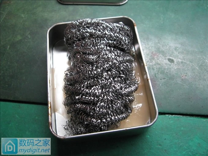 跟风也用钢丝球做个擦烙铁的东东 跟风也用钢丝球做个擦电烙铁的东东清洁