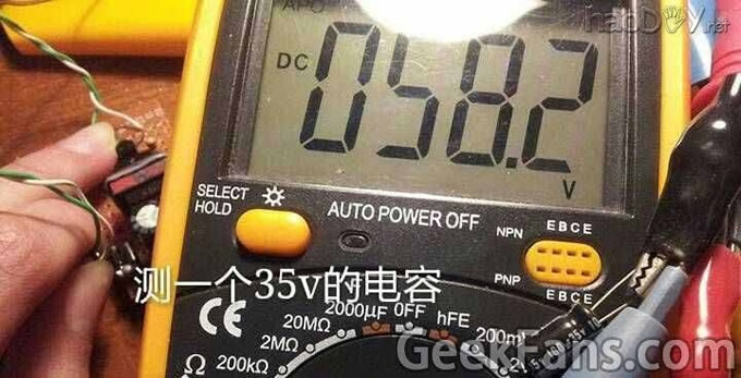 1461752935998.jpg DIY耐压测试仪,可测电容、稳压二极管、发光二极管等