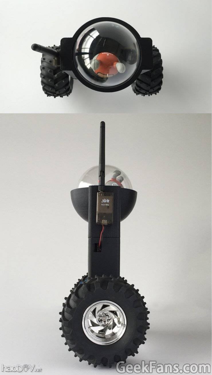 两个轮子也不倒,DIY一个自平衡机器人