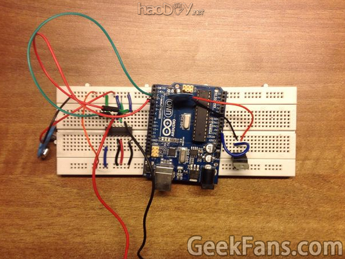 自制Arduino电子钟,指针不动表盘动