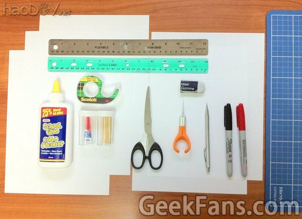 纸板做的行走机器人