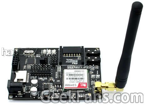 【升级版】sim900整合开发板+MQ2制作烟雾有毒气体报警器