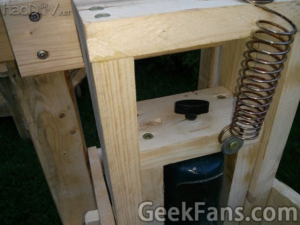 DIY木质无线钻床