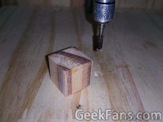 自制木质台钻