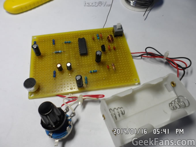 自制高精度无线话筒