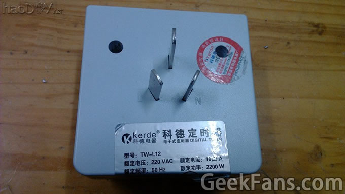 关于科得定时插座的改进【周最佳】