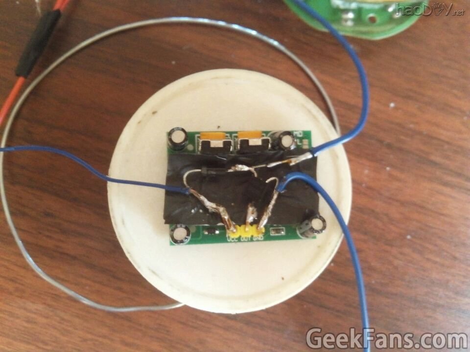 自制超省电人体感应LED灯