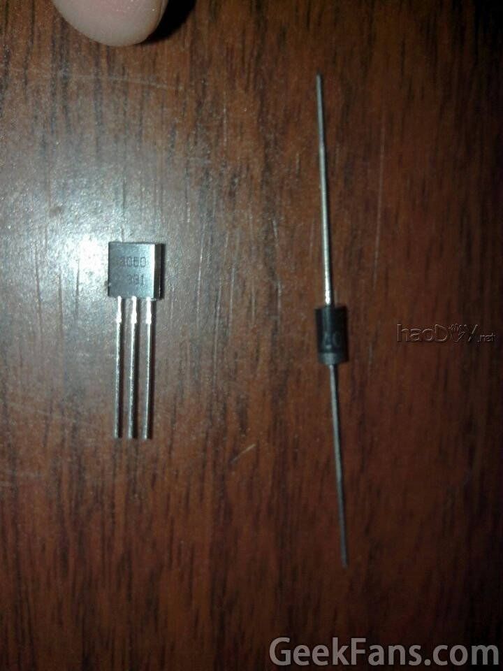 自制超省电人体感应LED灯