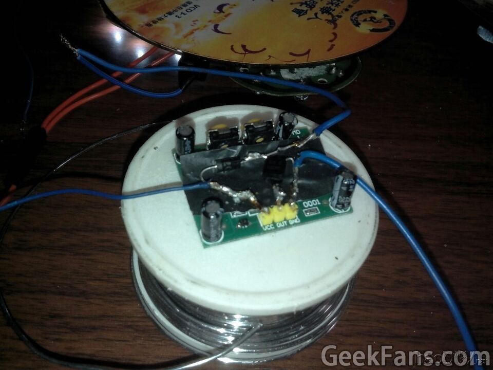 自制超省电人体感应LED灯