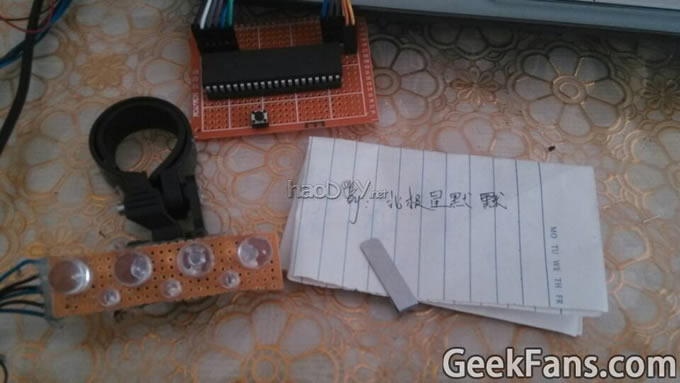 【自制自行车尾灯】带呼吸灯