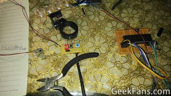 【自制自行车尾灯】带呼吸灯