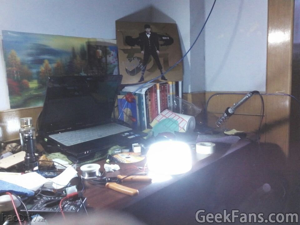 自制超省电人体感应LED灯