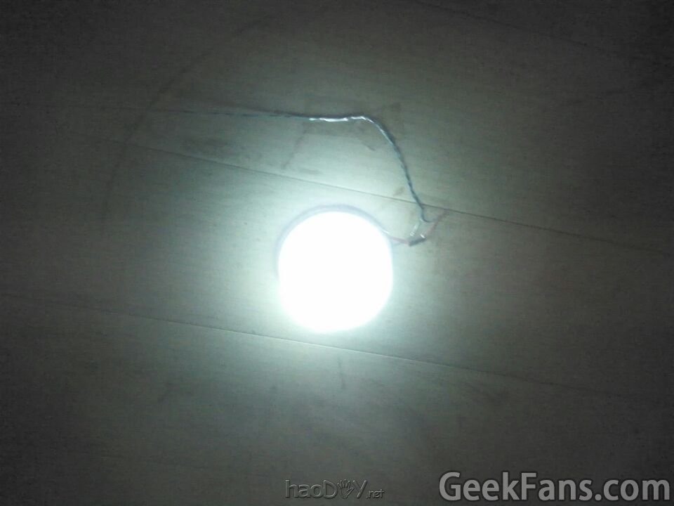 自制超省电人体感应LED灯