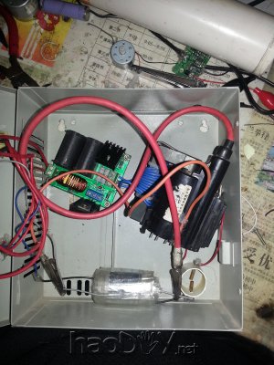 用废弃电源箱改mini特斯拉线圈【周最佳】