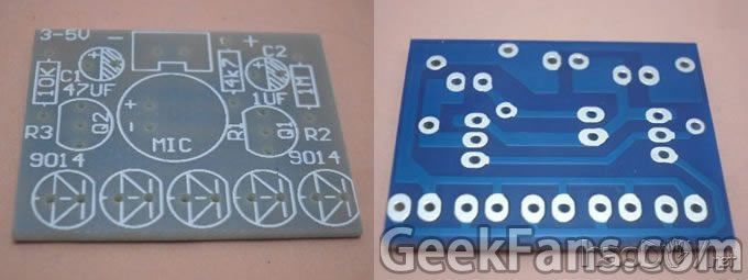 声控LED旋律灯电平指示闪光灯