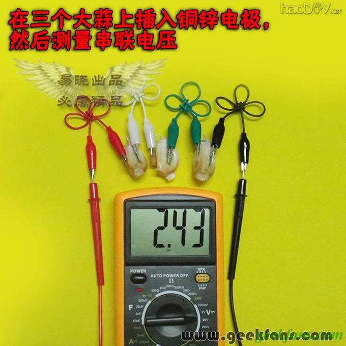 铜锌/铜镁 自制生物电池效能大比拼 土豆电池