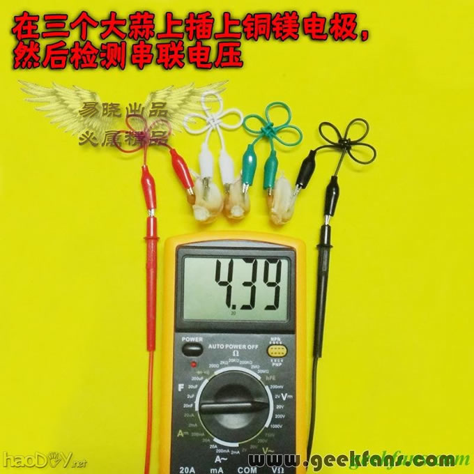 铜锌/铜镁 自制生物电池效能大比拼 土豆电池