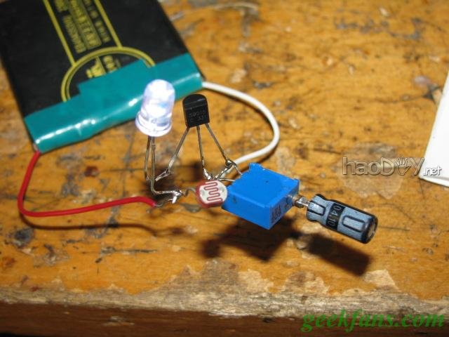 光线探测器(超级经济版)自动光控夜灯