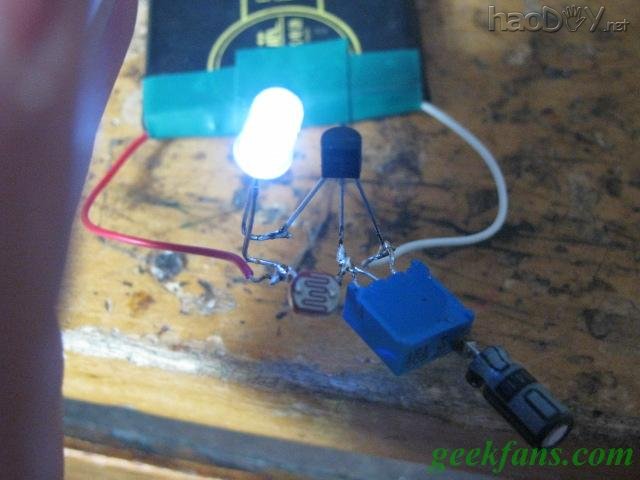 光线探测器(超级经济版)自动光控夜灯