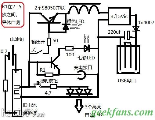 原创的移动电源