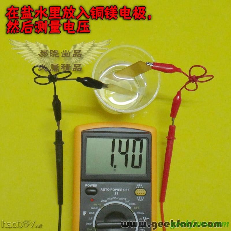 铜锌/铜镁 自制生物电池效能大比拼 土豆电池