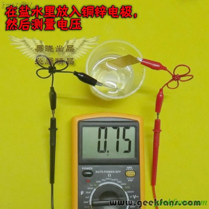 铜锌/铜镁 自制生物电池效能大比拼 土豆电池