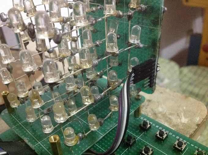 不用单片机做led光立方