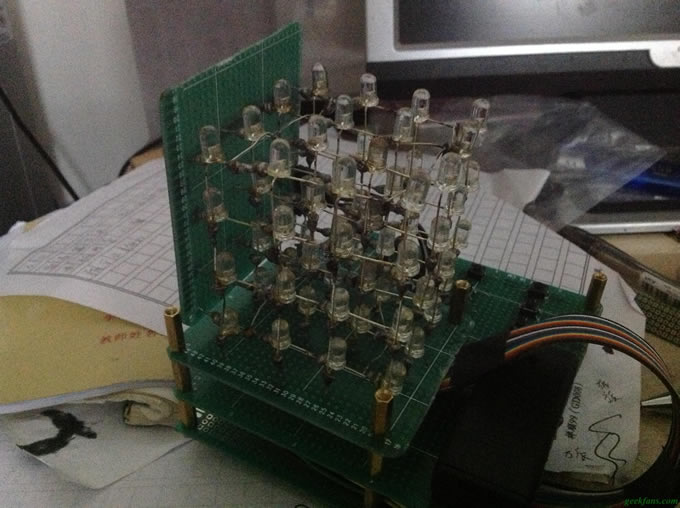 不用单片机做led光立方