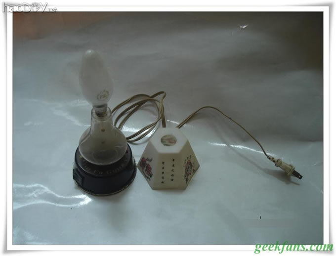 自制别致小台灯