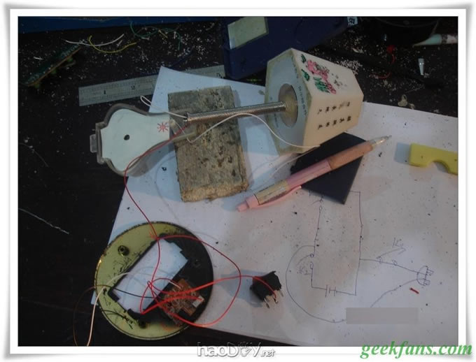 自制别致小台灯