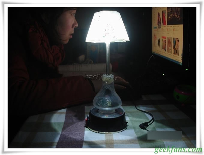 自制别致小台灯
