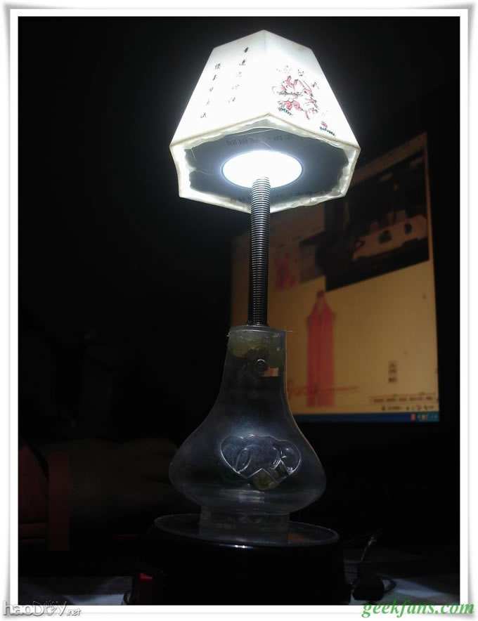 自制别致小台灯