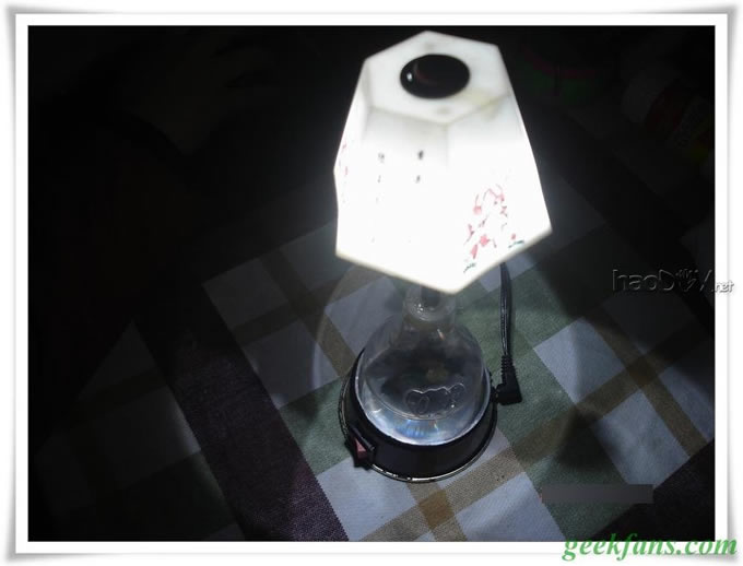 自制别致小台灯