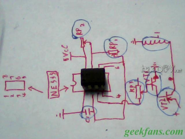 8个常见元件完成无线输电(非接触输电)