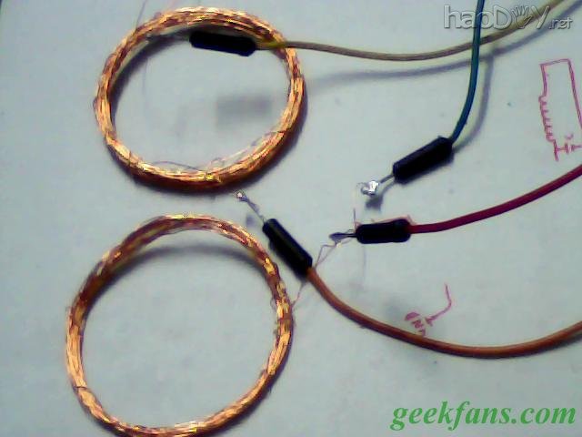 8个常见元件完成无线输电(非接触输电)