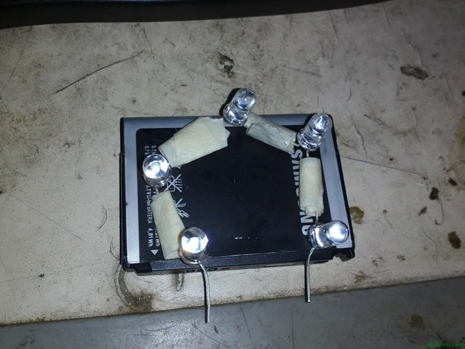 简单红外LED使用效果