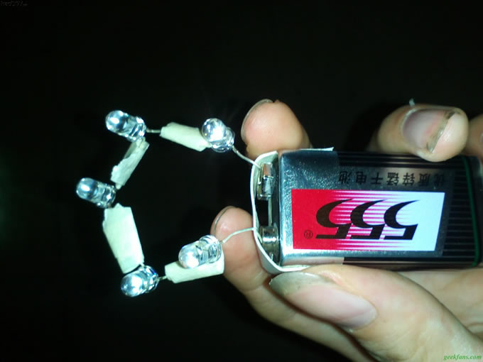 简单红外LED使用效果