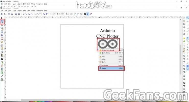 旧DVD驱动器DIY一个Arduino Mini数控绘图机