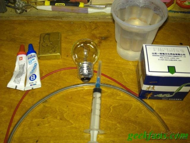 自己做个晴雨瓶