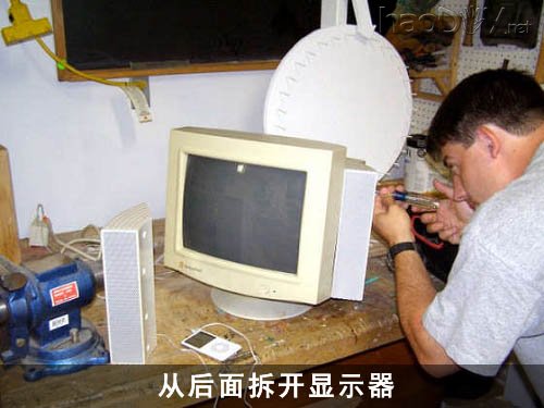 用CRT显示器打造最个性的鱼缸