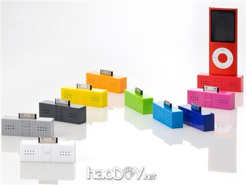 用旧CD包自制手提iPod外放