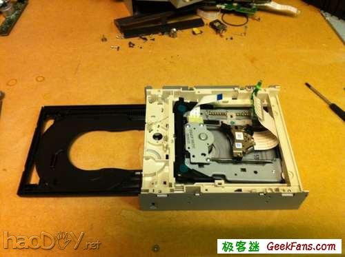 用废旧光驱DIY激光雕刻机