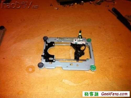 用废旧光驱DIY激光雕刻机