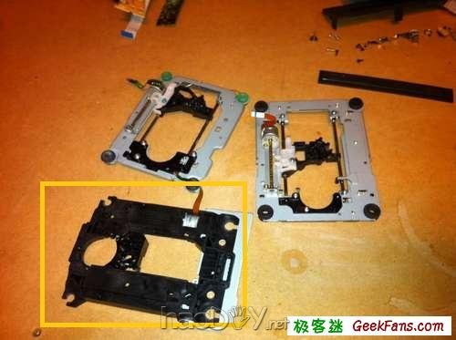 用废旧光驱DIY激光雕刻机