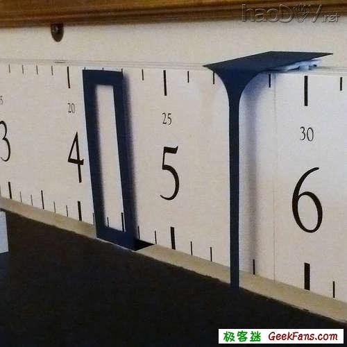 超强DIY:线性时钟 横行的时间