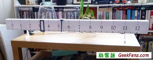 超强DIY:线性时钟 横行的时间