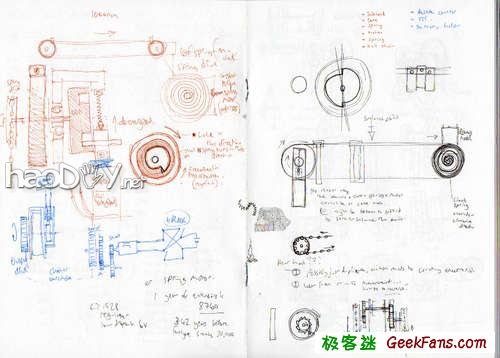 超强DIY:线性时钟 横行的时间